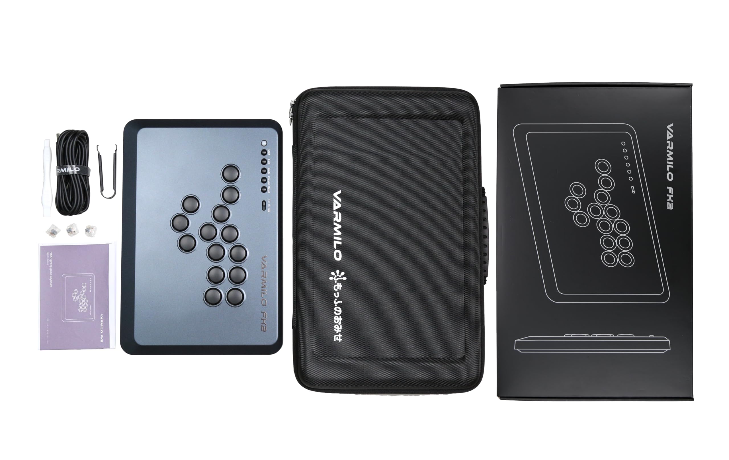 Amazon.co.jp: Varmilo FK2 Black Leverless Arcade Controller for