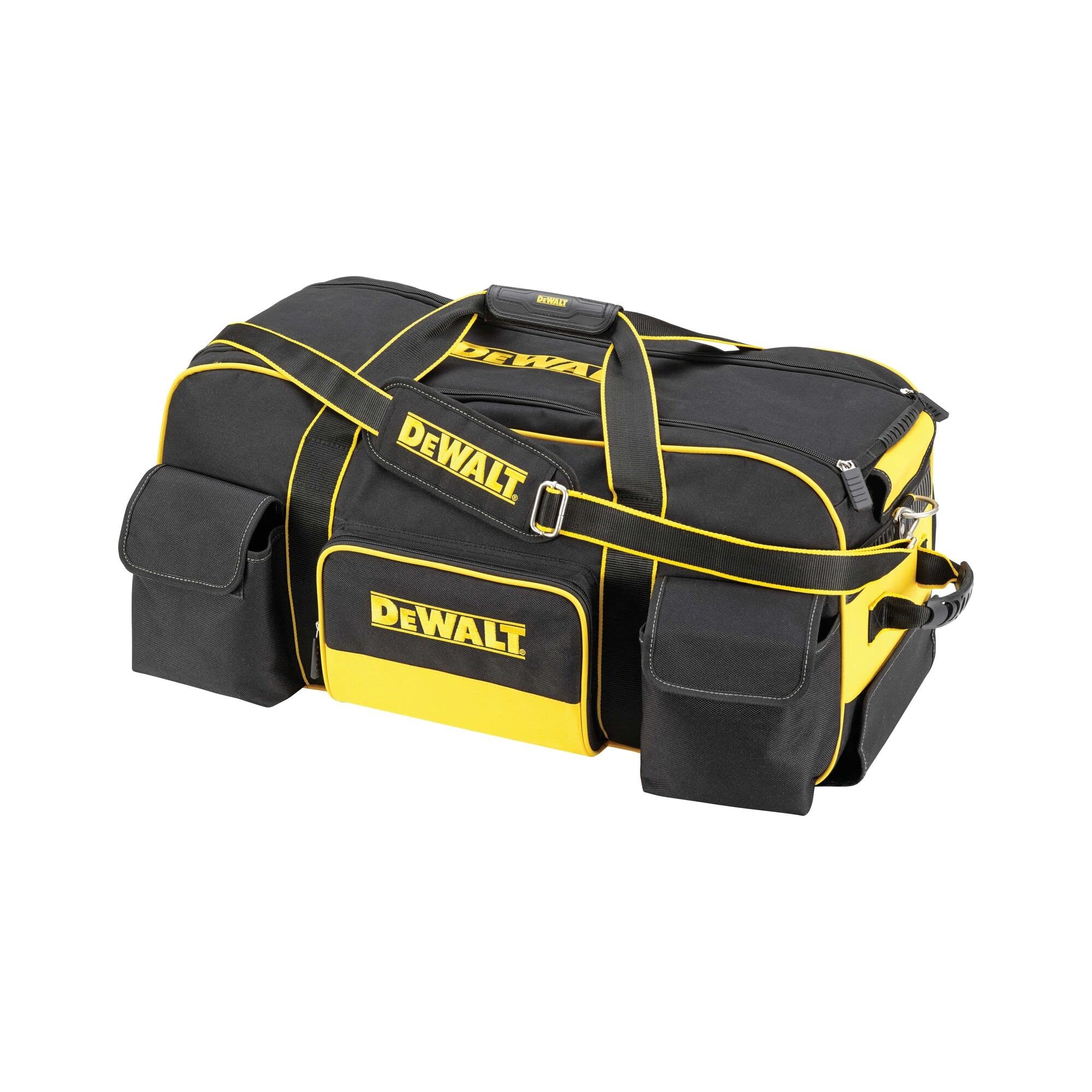 Sac de Sport à Roulettes DeWalt Jaune et Noir - Grande Capacité 66 cm