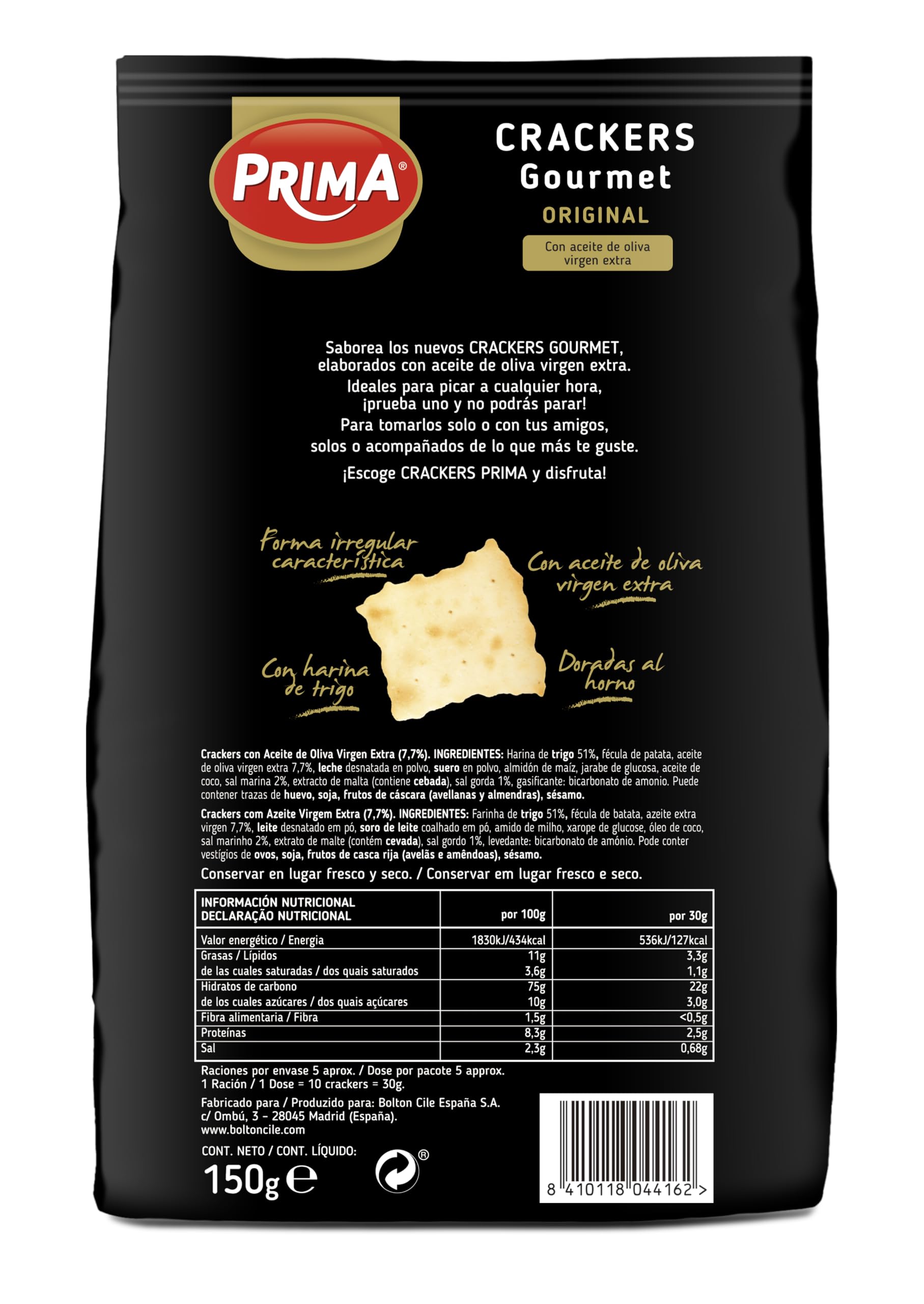 Prima Crackers Gourmet Original 150 g