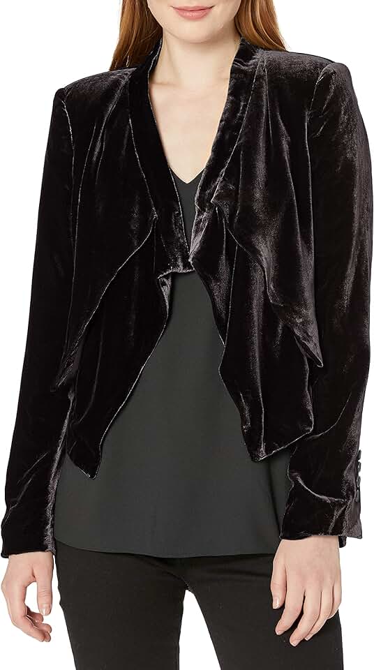 Women's Black Velvet Jacket