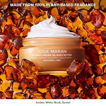 Josie Maran Golden Hour Whipped Argan Oil Body Butter, Travel Size, 2 fl oz