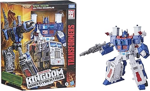 Miniatura 2 de Transformers Toys Generations War for Cybertron: Kingdom Leader WFC-K20 Ultra Magnus Figura de acción – Niños a partir de 8 años, 7.5 pulgadas
