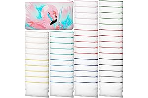 50 PCS Sublimation Blank Coin Purse in Mixed Colors