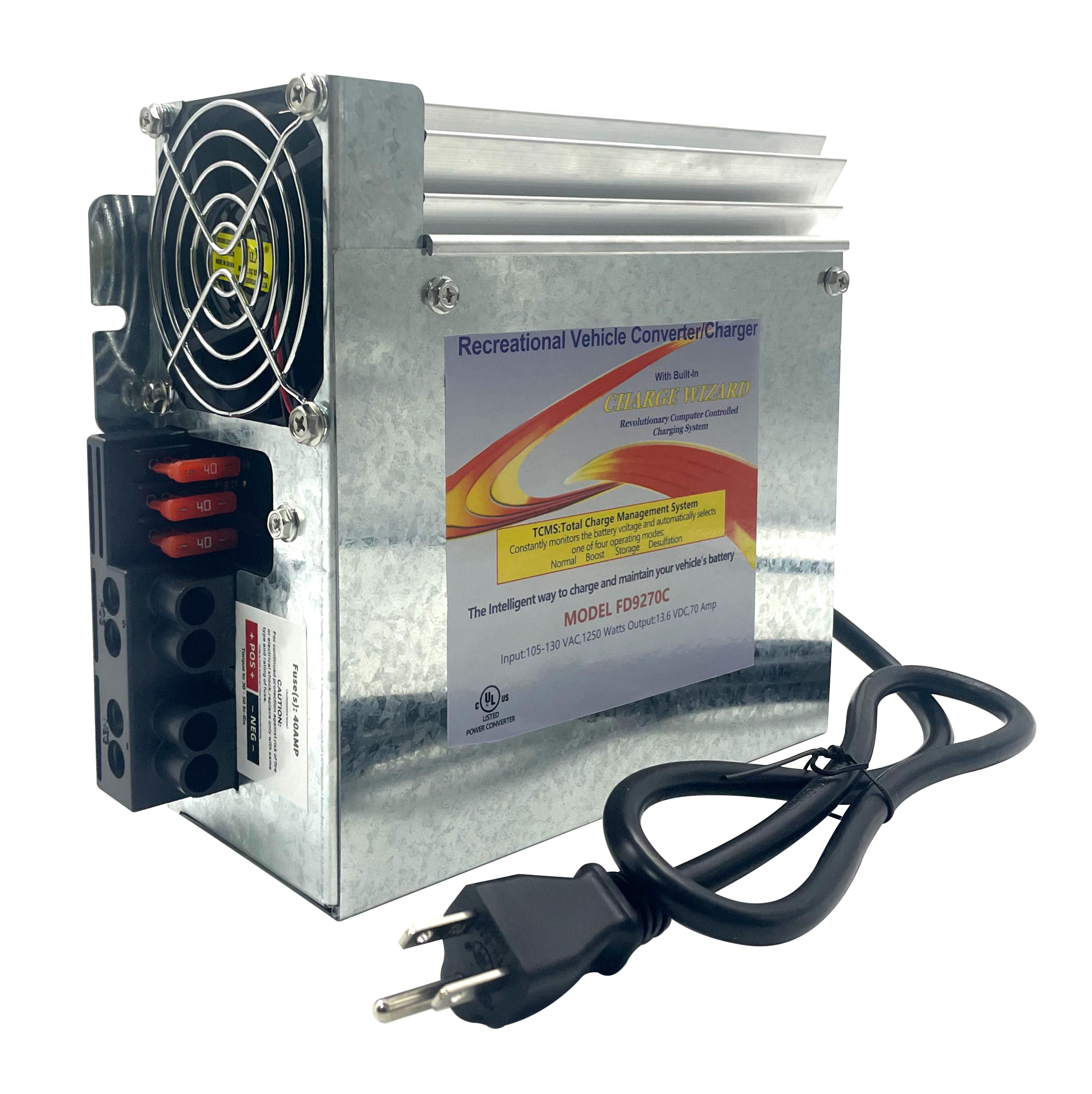 Photo 1 of 12V 70 Amp RV Power Converter with Charge Wizard Compatible with Progressive Dynamics PD9270V, Fit for Inteli-Power 9200 Series Converter/Charger, for RV, Camper, Caravans