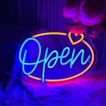 Amazon | OPENネオンサインLED オープン看板ネオンサイン クラブ