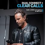 JLab Go Pop ANC True Wireless Earbuds & Charging Case, Black, Active Noise Cancelling, 10mm Drivers, Dual Connect, Customize Your Sound with App, Be Aware Mode, Google Fast Pair