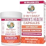 MaryRuth Organics 3-in-1 Daily Health Probiotics for Women | Clinically Tested | Hormone Support & Gut Health Supplement | 50 Billion CFU | Allergen Free | 30 ct
