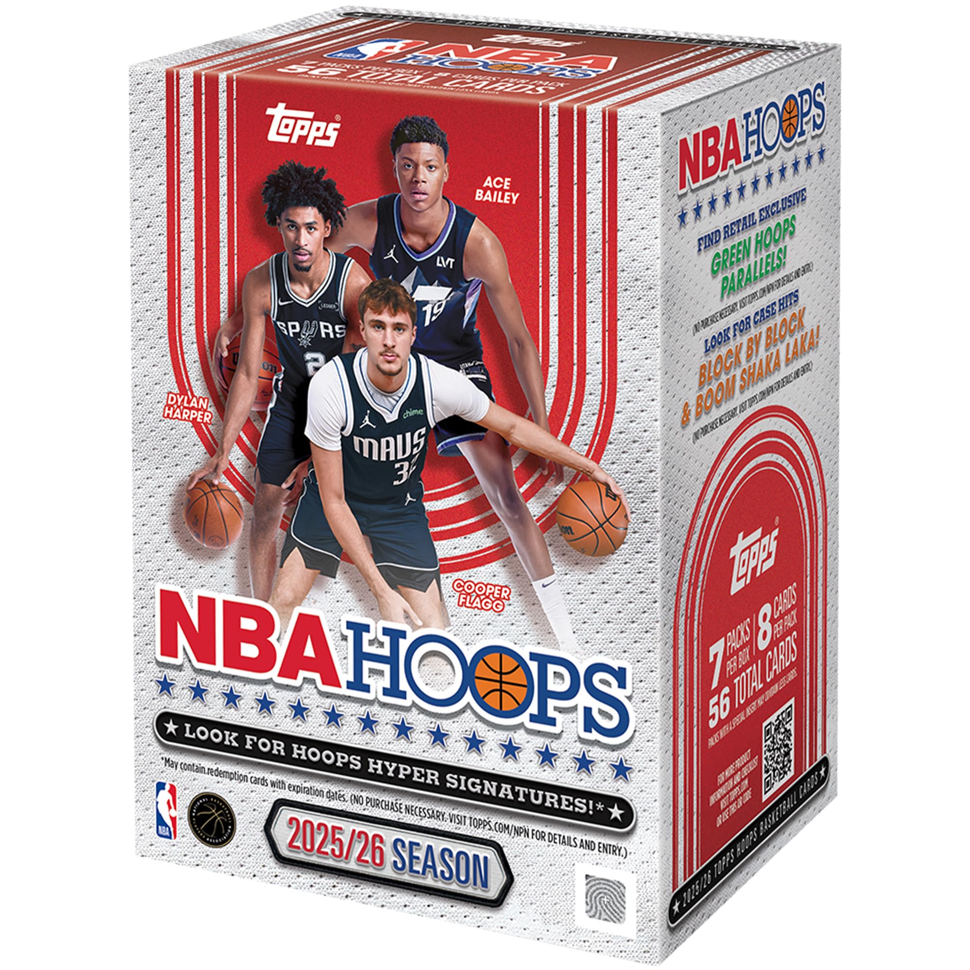 2025-26 Topps Hoops Basket - Scatola Sigillata di Fabbrica - Value Box