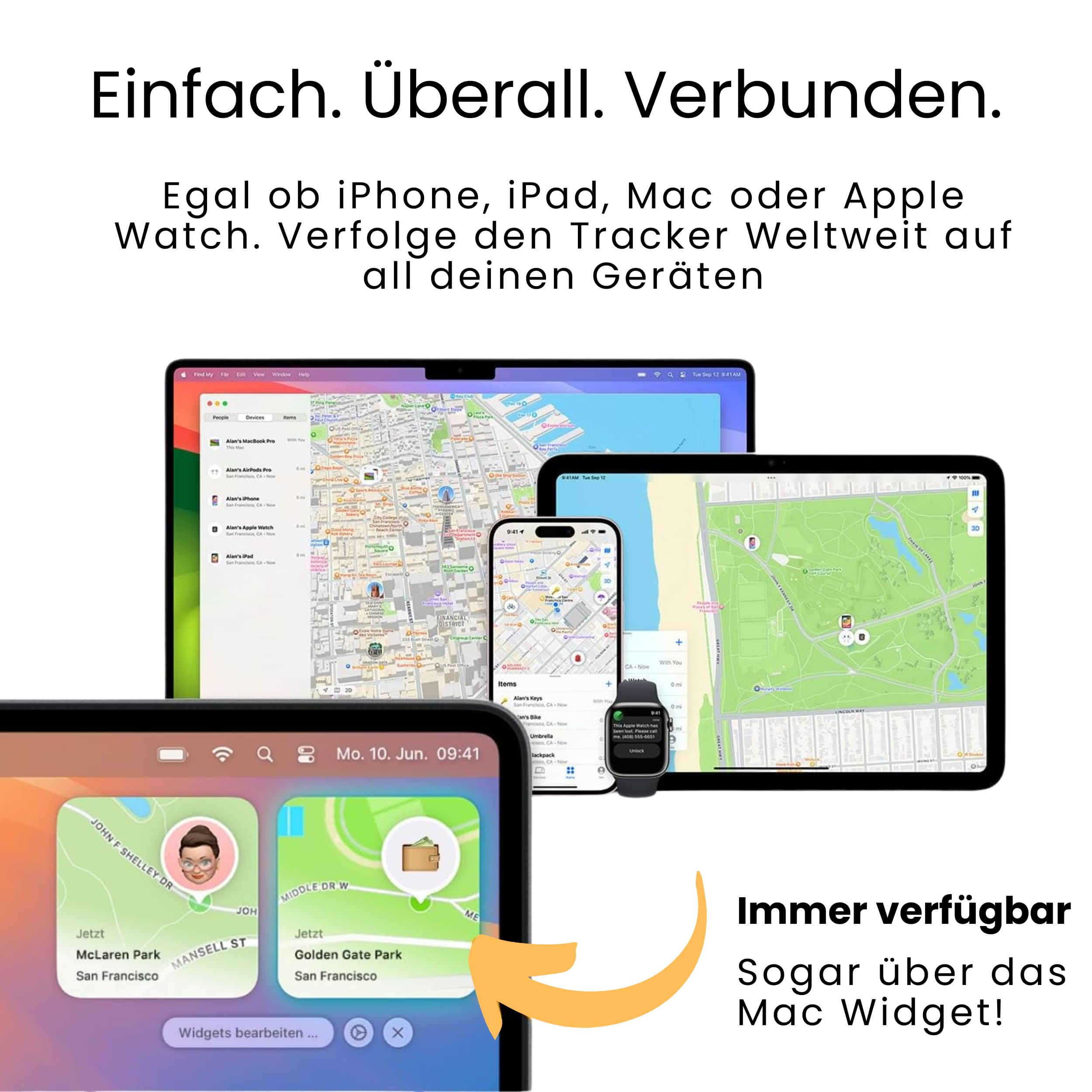Traceur GPS Smart Tag Carte pour portefeuille [Android & iOS] Étanche Localisation mondiale iOS où se trouve et Google find My Device APP