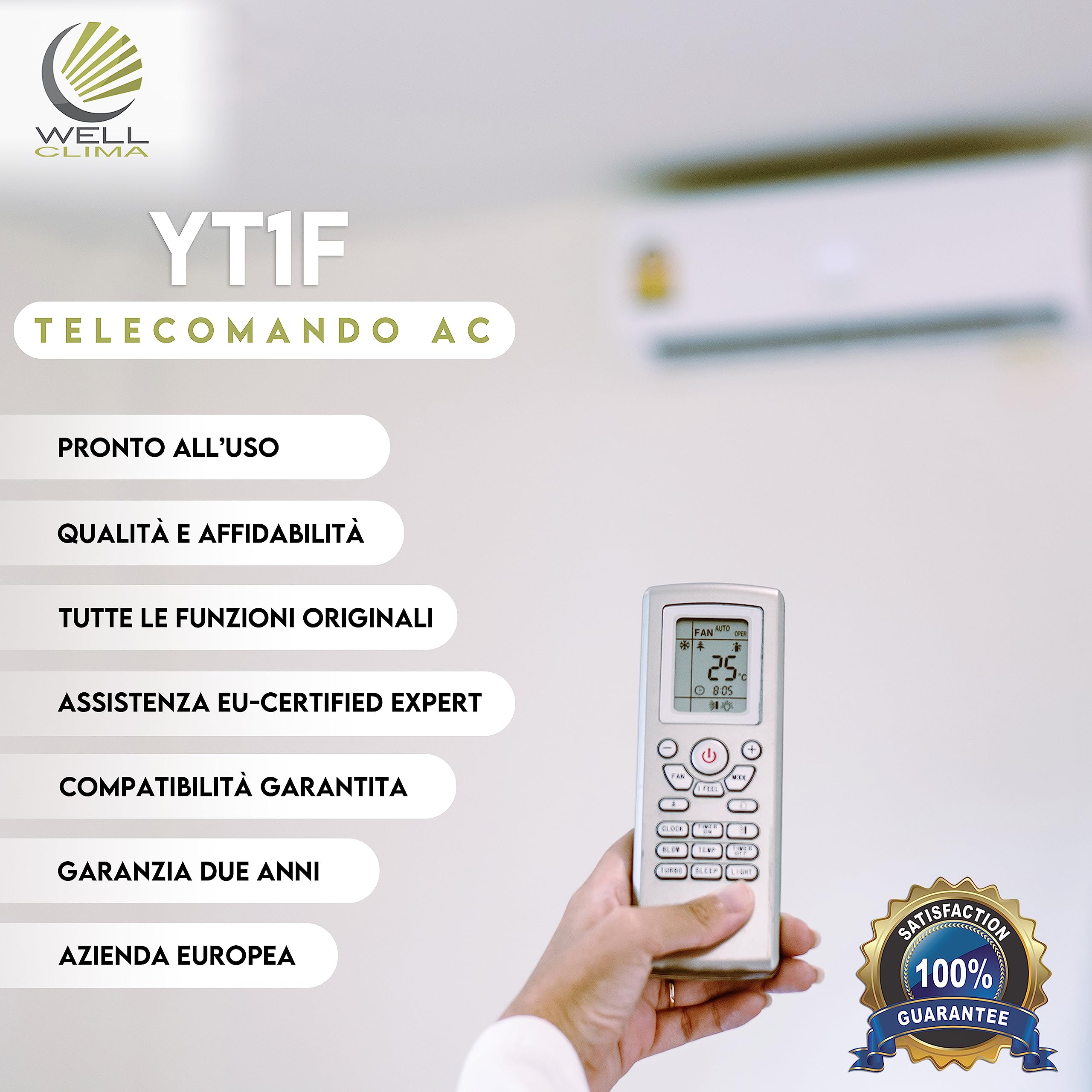 1 Telecomando Per Condizionatore D'aria, Telecomando Sostitutivo Per LG 6711a20010a11b 6711a90023e 6711a20028k Ymyny 87906370