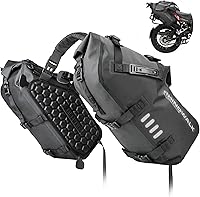 Rhinowalk Waterproof Motorcycle Saddlebags 28L Pair (14L x2) - Shockproof Shoulder Bags for Adventure & Sport Bikes