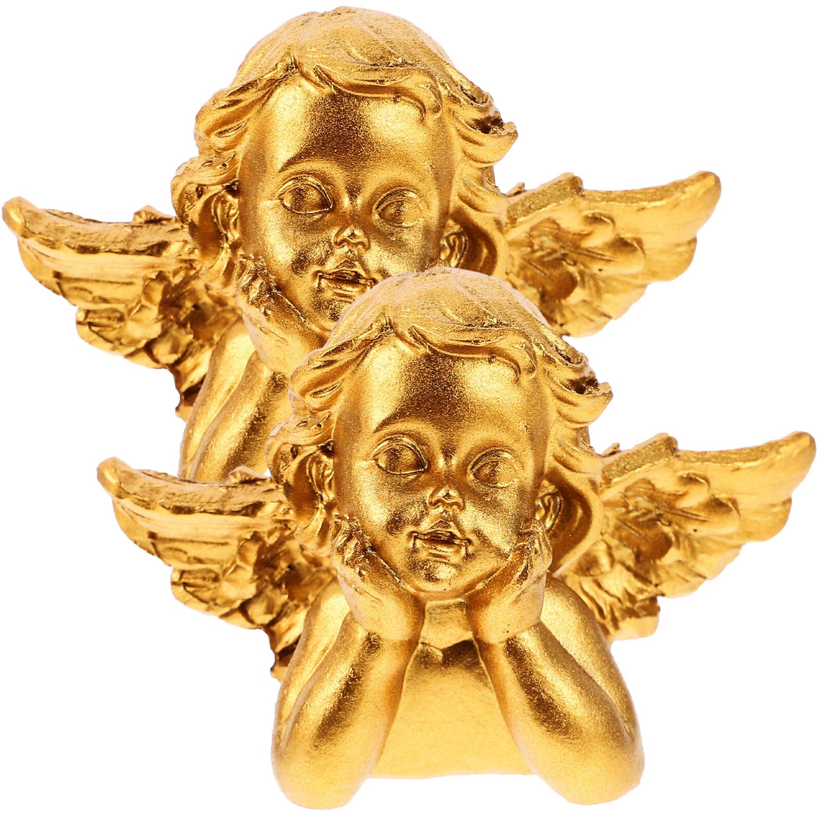 Amazon.co.jp: Happyyami 赤ちゃん7天使7置物72個7ゴールデン7天使7像7