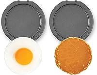 DASH MultiMaker Mini Removable Griddle Plates - Dual Nonstick Surfaces, Even Heating & Dishwasher Safe for Quick Breakfasts