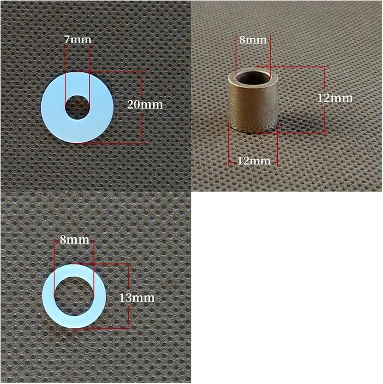 Bread Machine Repair Mixing Shaft Rings Bread Machine Parts Bread Bucket Seal Rings Bread Machine Accessories(Part)