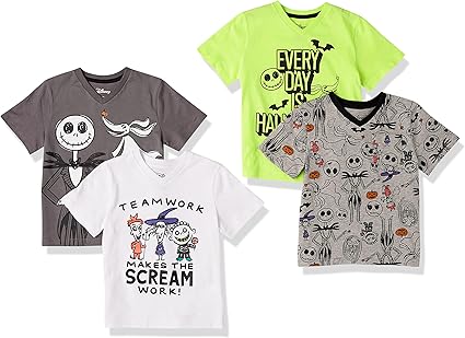 Amazon Essentials Niños Camisetas de Cuello en v de Manga Corta