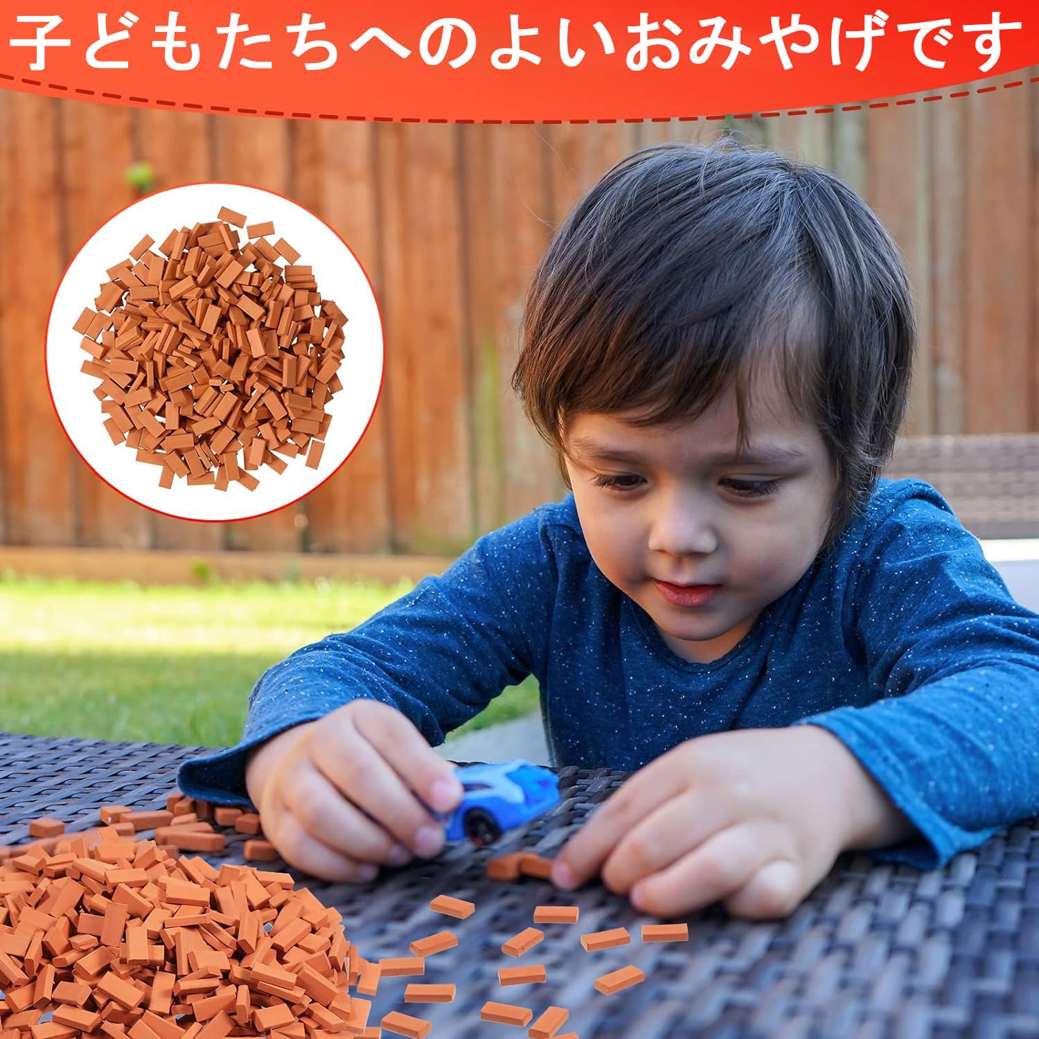 Amazon | レンガブロック 赤レンガ 1:35 100個入 ミニチュア レンガ