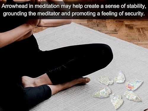Miniatura 7 de Amazing Gemstone 3 puntas de flecha de cuarzo Angel Aura, cristal y piedra curativa, cabeza de flecha de roca pedernal  puntas de flecha de 1 a 1.5