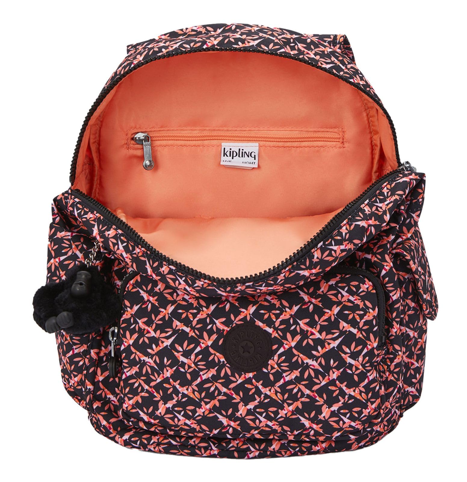 Kipling CITY PACK S, Mały Plecak, 19 x 80 x 38 cm, Dancing Bouquet, Multi