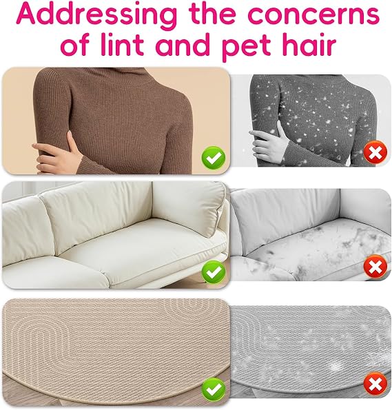 Pet Hair Removal Gloves, Magic Brush pet Hair Removal Device, Reusable pet Hair Removal Tools, Remove Dog and cat Hair from Sofas, Carpets, Seats, Clothes, and car Seats.
