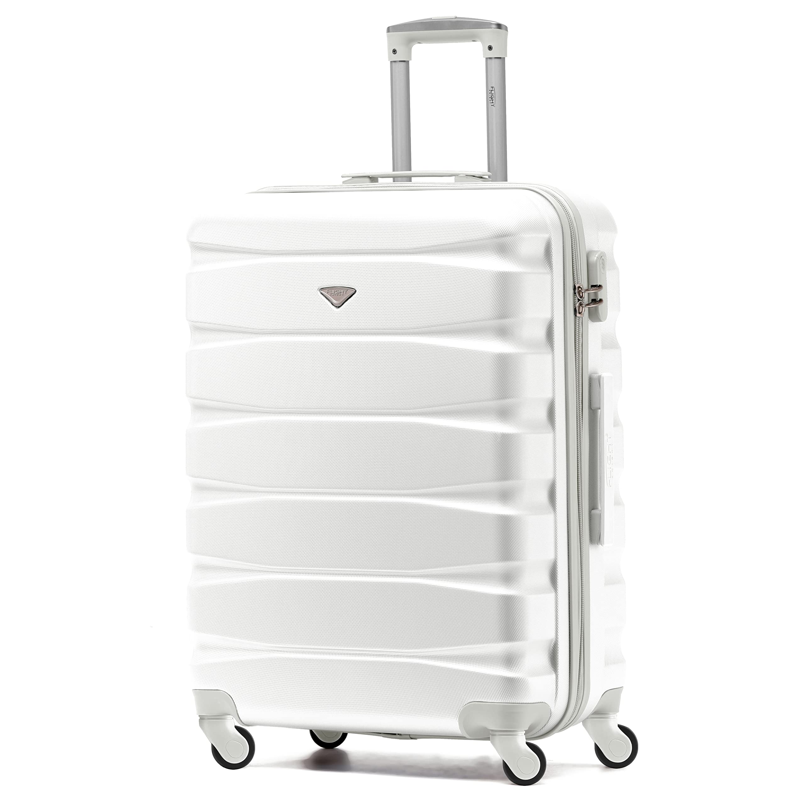 Flight Knight Lightweight 4 Wheel ABS Hard Case Medium Suitcase Approved for Over 100 Airlines Including easyJet, British Airways, Ryanair, Jet2, Emirates & Many More - Check-in Medium Size 25" — view 189