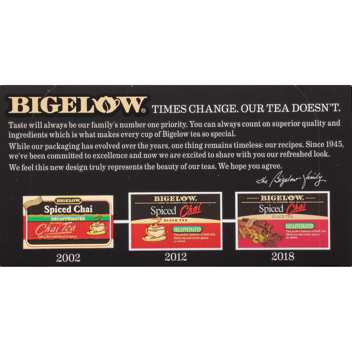 Bigelow Decaffeinated Green Tea Bags, 40 Count Box (Pack of 6) Decaf Green Tea, 240 Tea Bags Total : Decafinated Green Tea : Everything Else