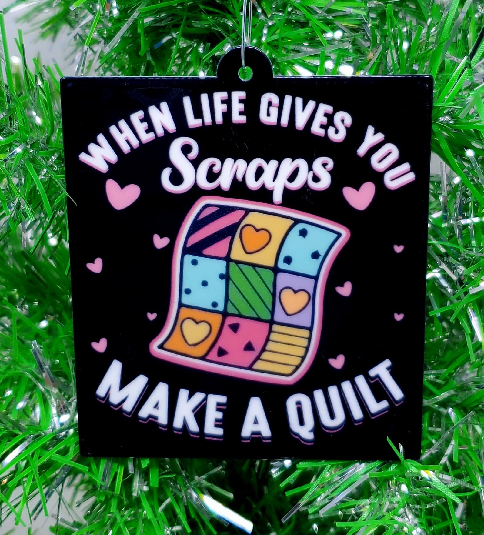 Quilting Christmas Ornament - When Life Gives You Scraps ... Make a Quilt