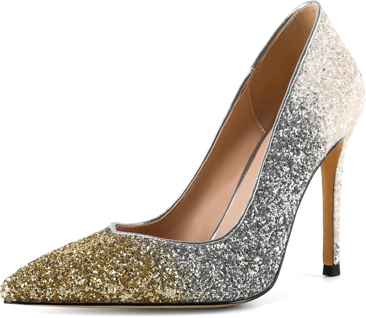 SAMMITOP Women's Classic Fashion Stiletto Pointed Toe 10CM High Heel Dress Pump Shoes