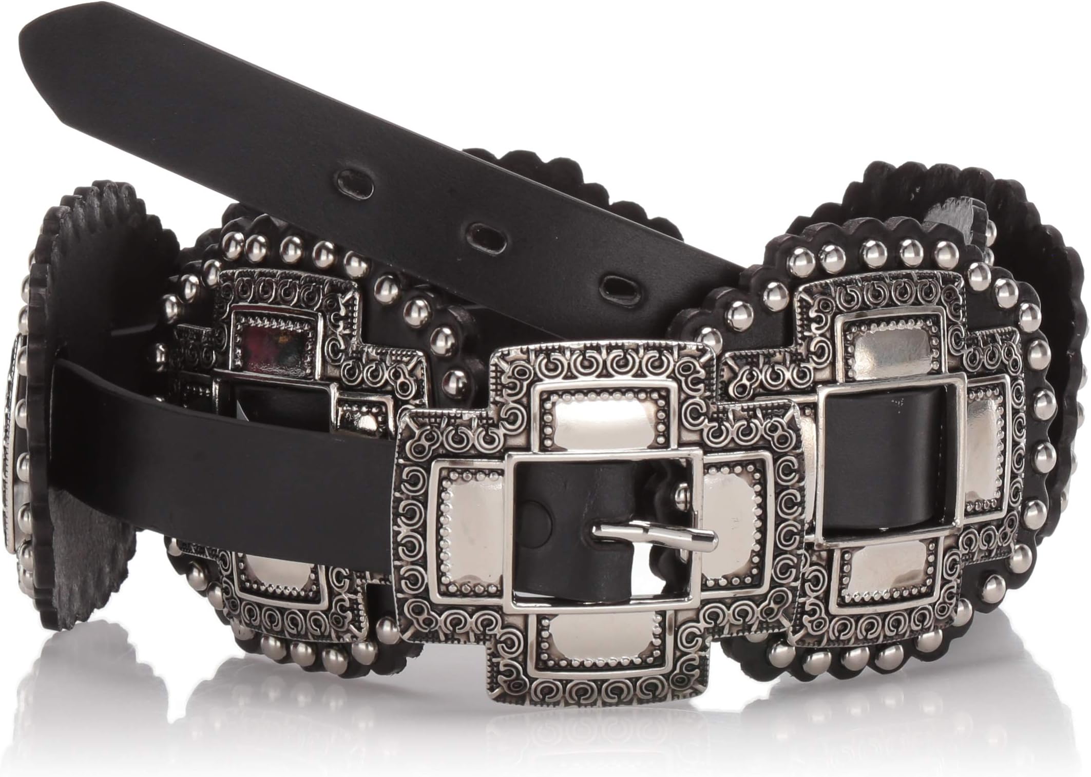 Women's LARGE CROSS CONCHO Accessory, black