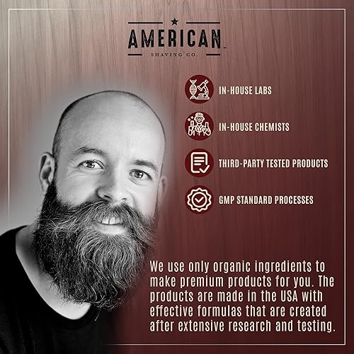 Miniatura 4 de Pomada para el cabello para hombres, suavizante de barba, ingredientes orgánicos, hidrata y da forma a todo el cabello facial, cuidado de la piel