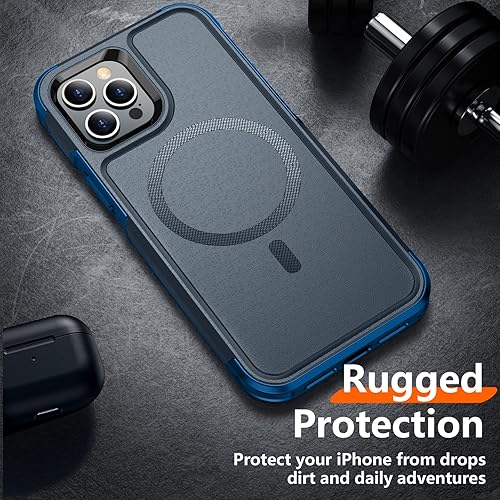 Miniatura 27 de Red2Fire Funda magnética fuerte para iPhone 12 Pro Max [compatible con MagSafe] con 2 unidades [protector de pantalla de vidrio templado] Funda