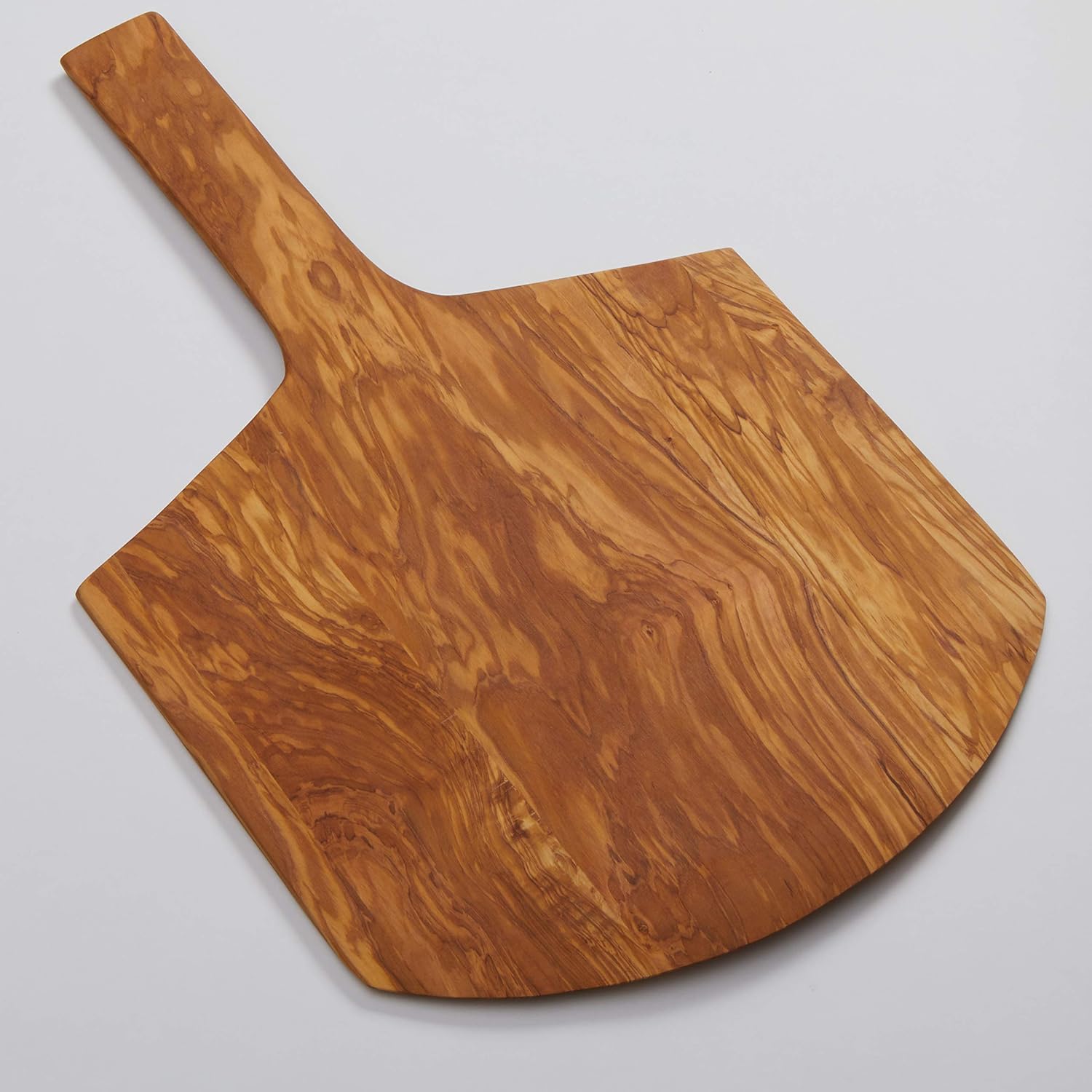 American Metalcraft OWP9 Short Handle Serving Peel, Olive Wood, 8” W x 9” L Blade. 14” L with handle