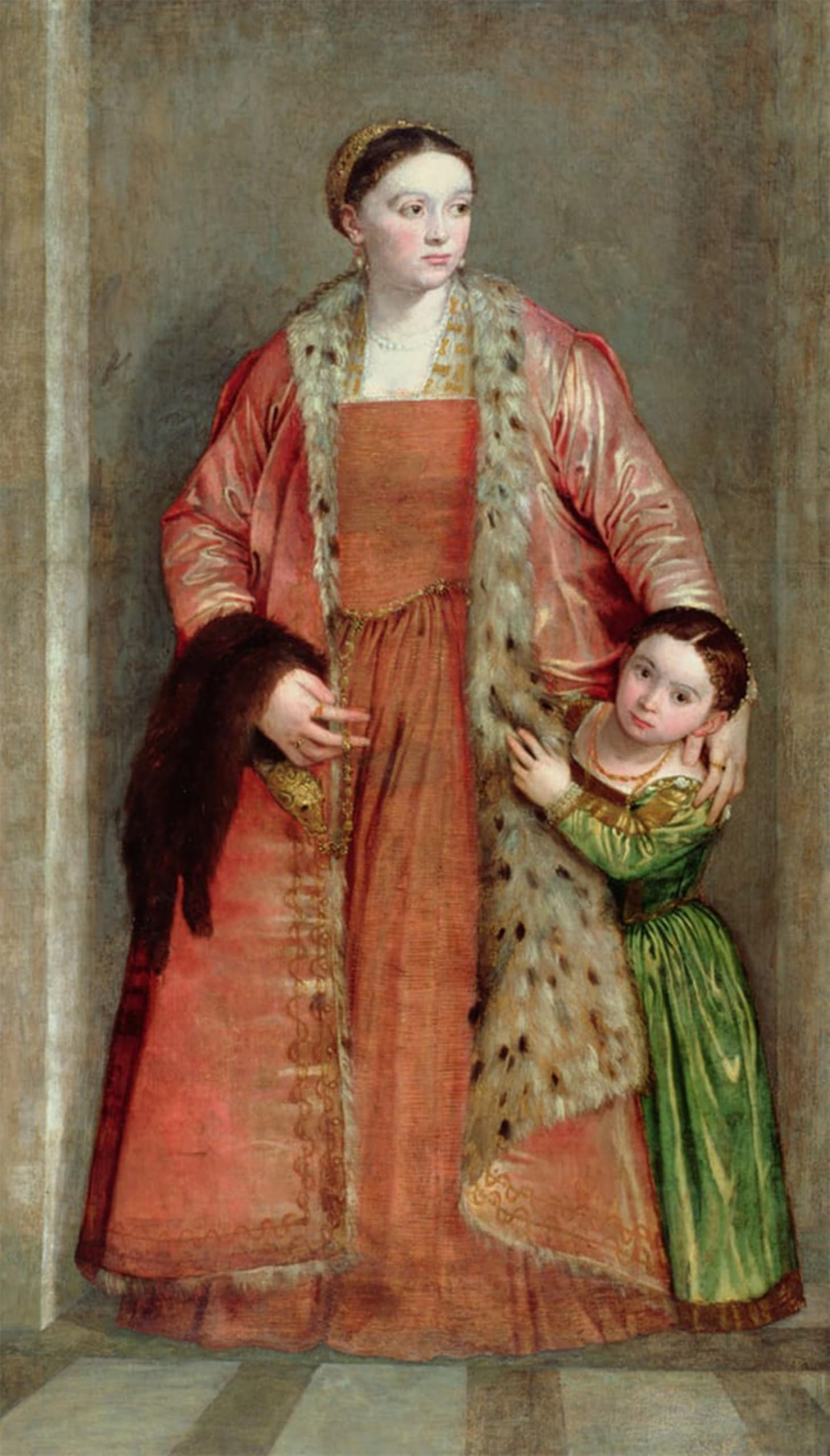 Affiche Veronese portrait comtesse décoration murale salon 60x90 - 5
