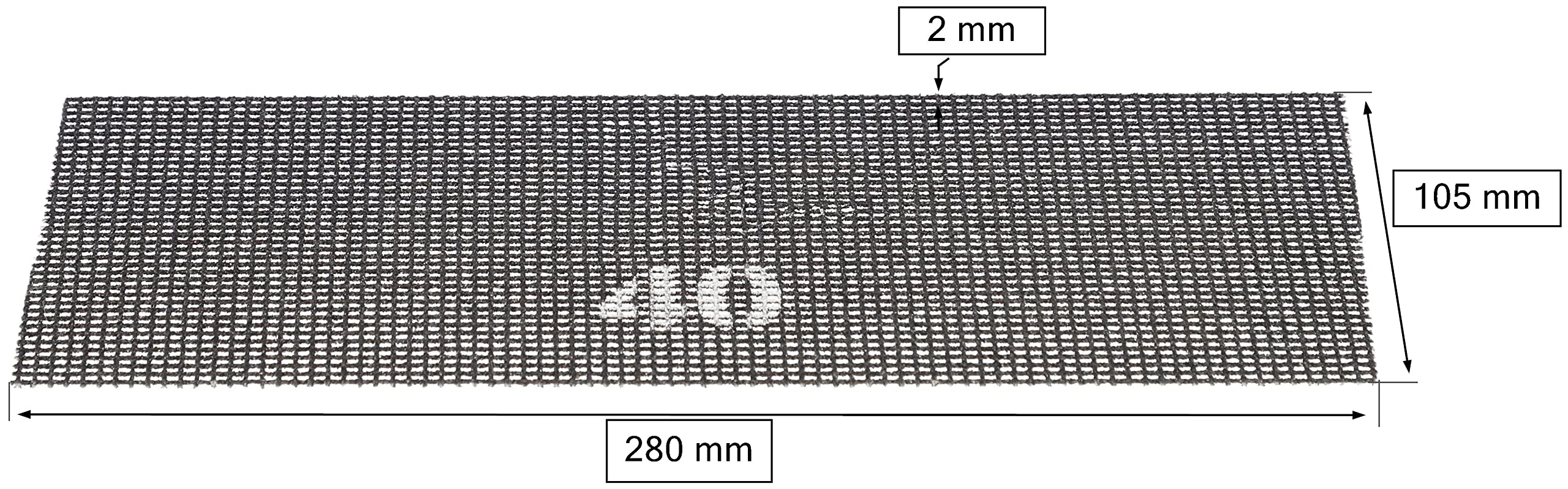 KOTARBAU® Set de hojas de lija, Grano: 40, Forma rectangular, Malla abrasiva, Rejilla adherente, Carburo de silicio, Malla para lijadoras y pulidoras, Para alisar juntas o paredes de yeso, 50 UD