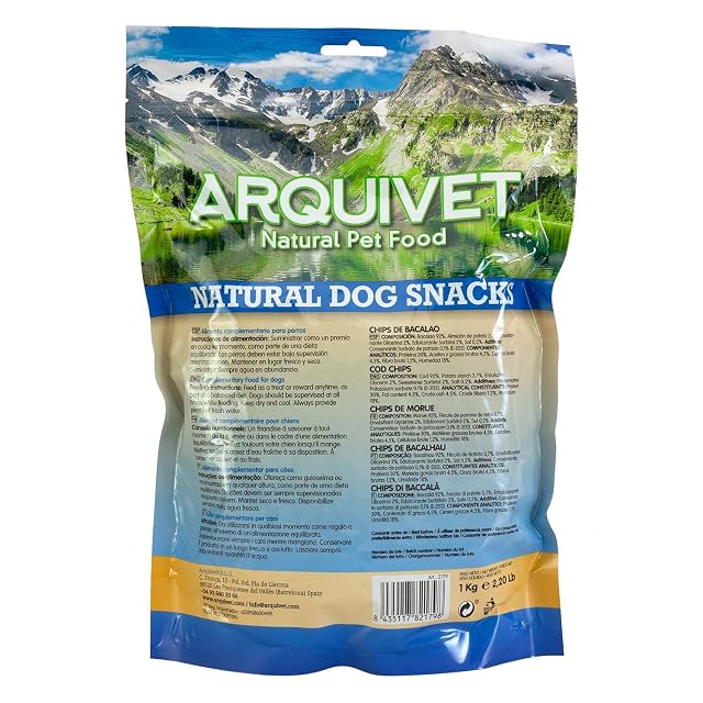 Foto 3 de 5 de Arquivet- Chips de Pollo - 1 Kg - Snacks Naturales