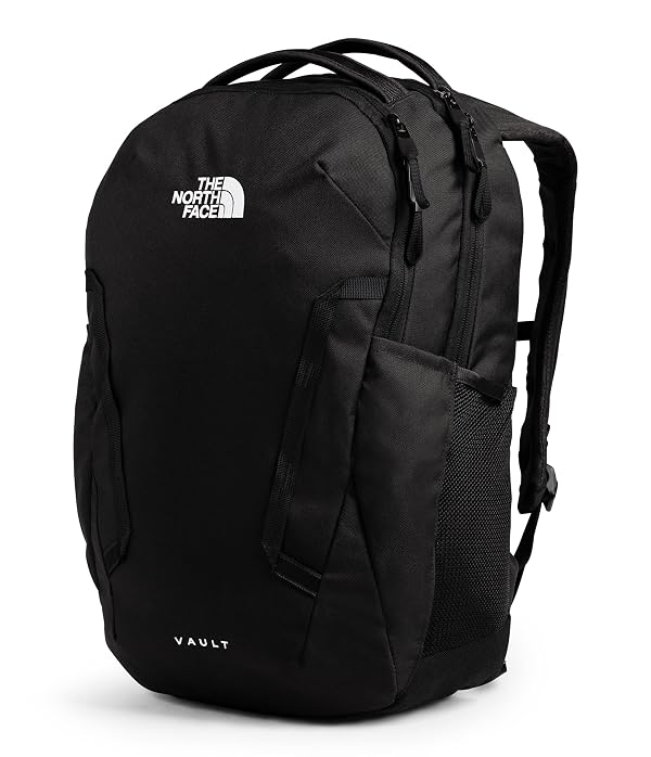 THE NORTH FACE Women's Vault Everyday Laptop Backpack - Commuter Travel Bag, Water-Repellent, Spacious Main Compartment, TNF Black-NPF, One Size by THE NORTH FACE - Image 4