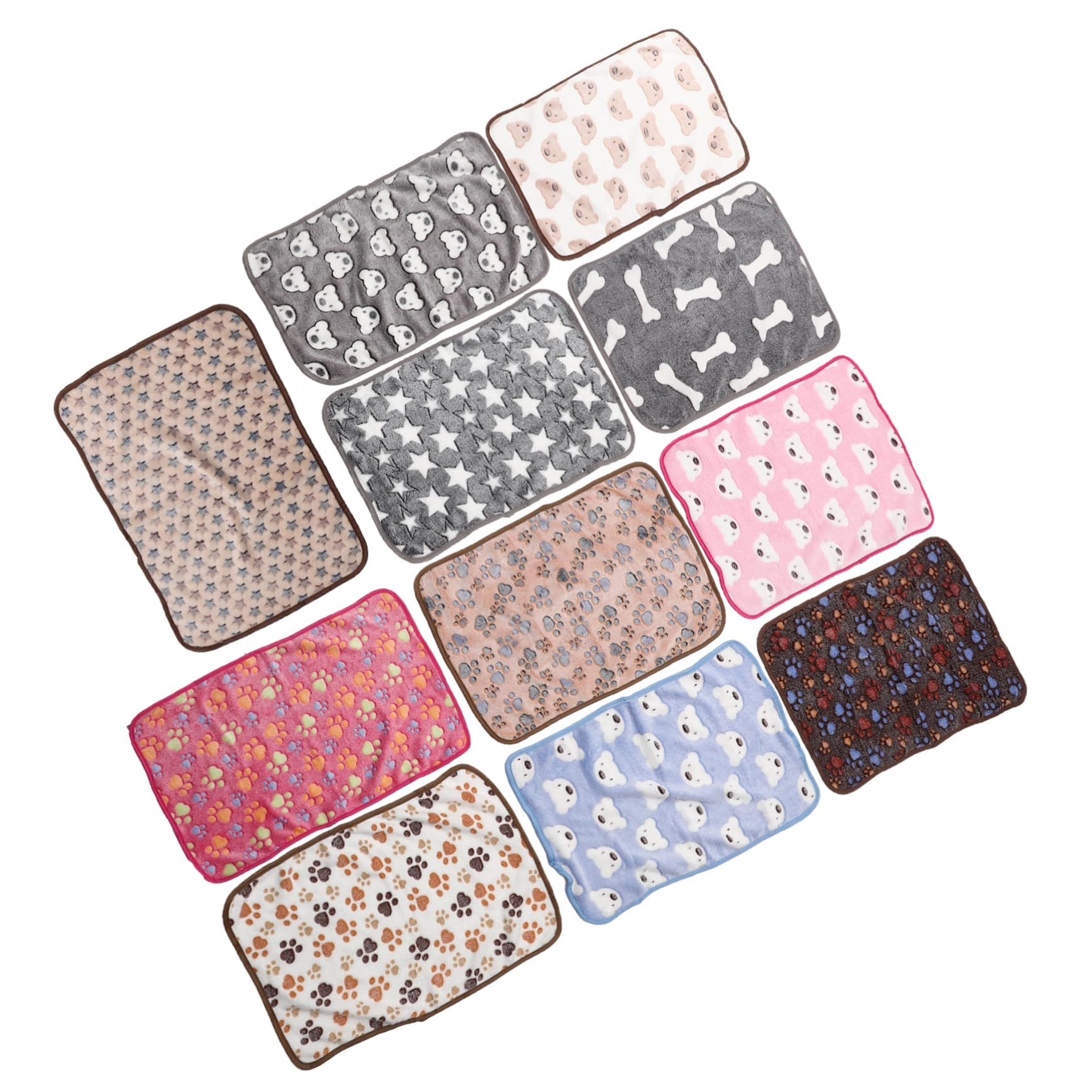 Tapis en polaire pour chien couverture pour animaux de compagnie isolante