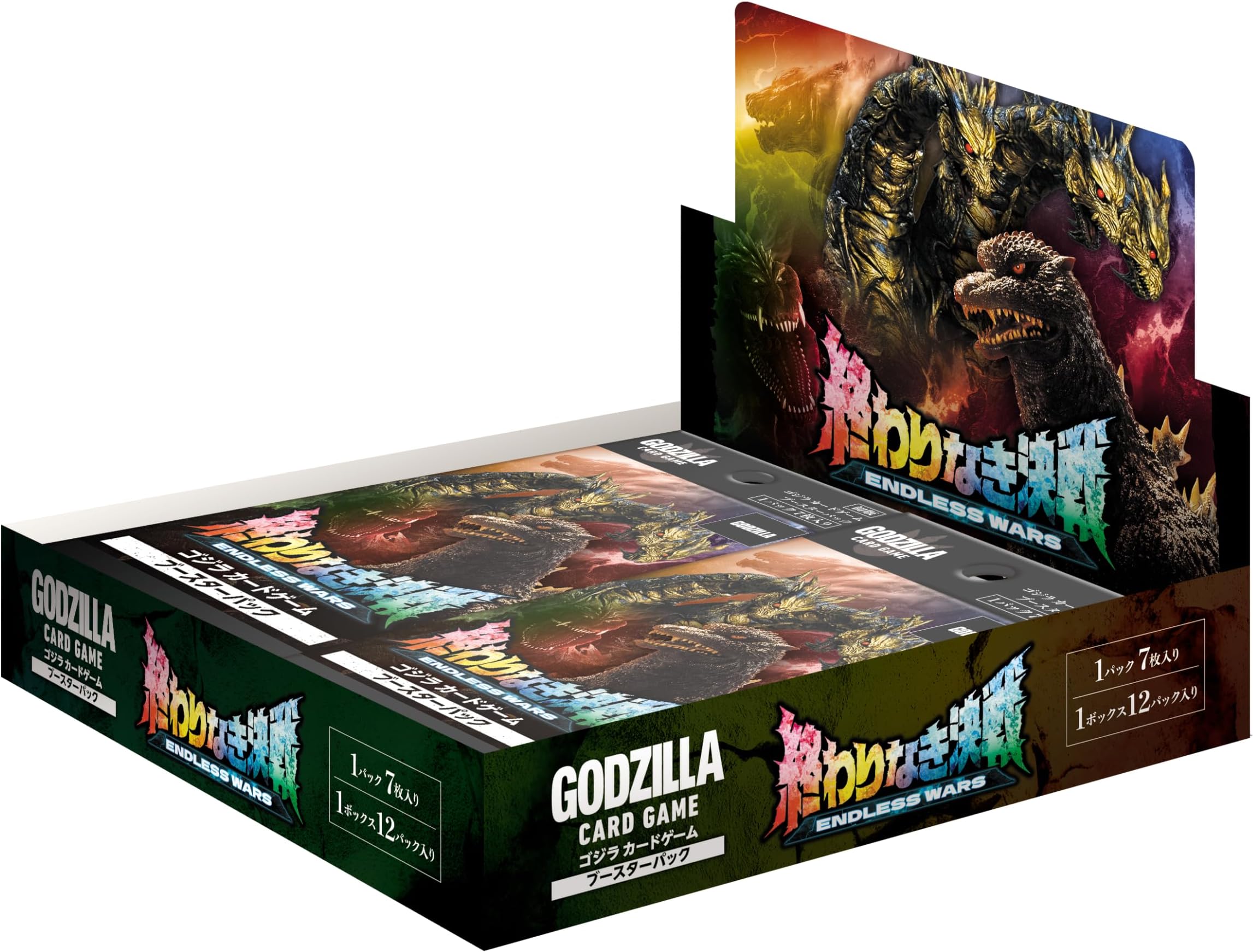 Godzilla Card Game Booster Pack, Endless Wars, Box of 12