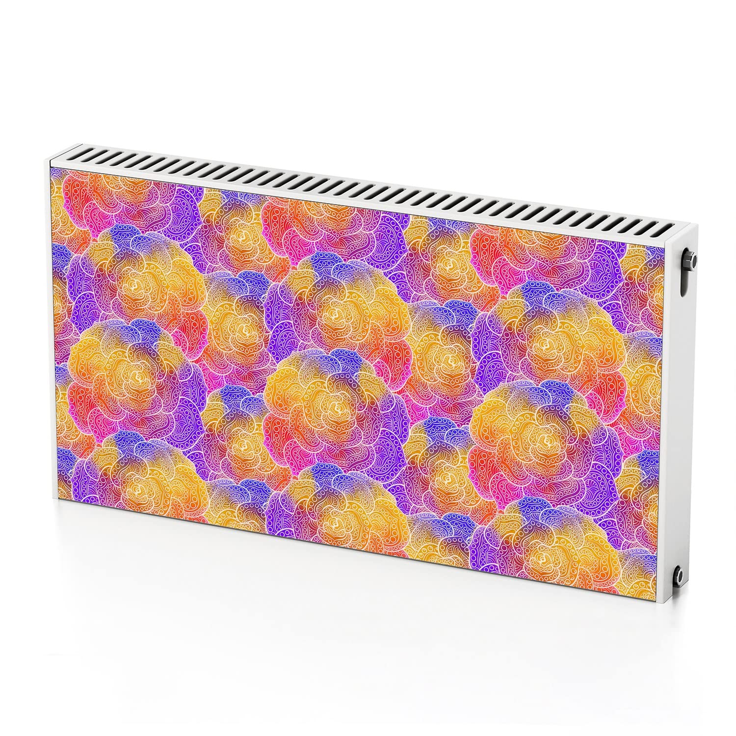 Tapis magnétique de radiateur thermique et déco abstraite 110x60 cm