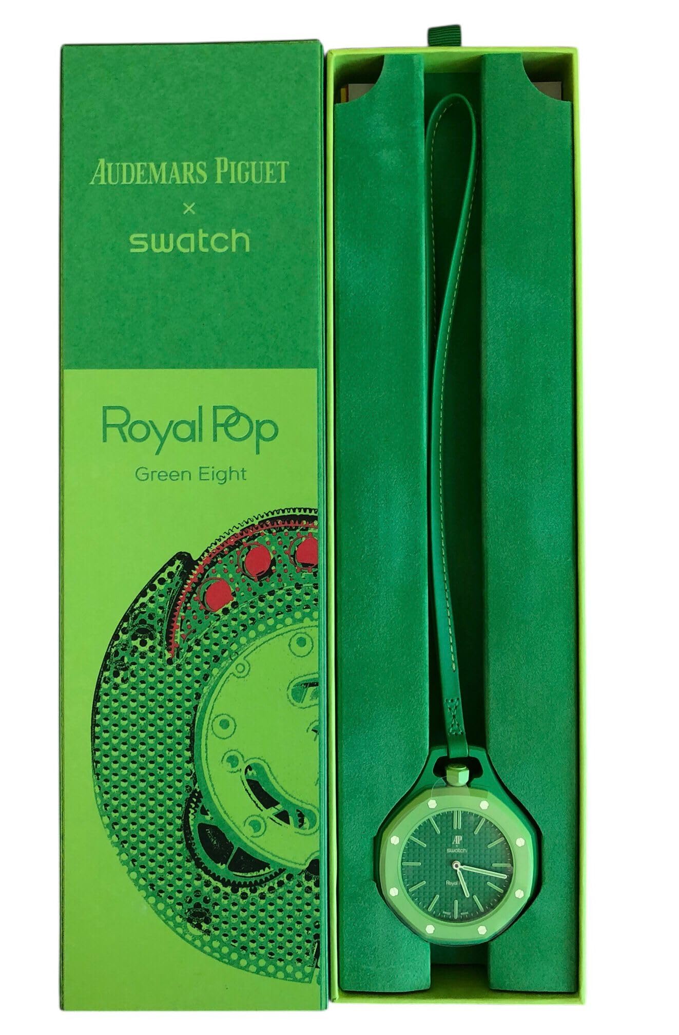 Swatch Uhr x Audemars Piguet Bioceramic Royal Pop Green Eight