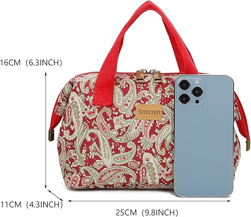 Miniatura 2 de Smrcom Makeup Bag Cosmetic Bag For Women Girl Travel Makeup Bag Toilet Bag Zipper Organizer Bag Waterproof (D.blue)