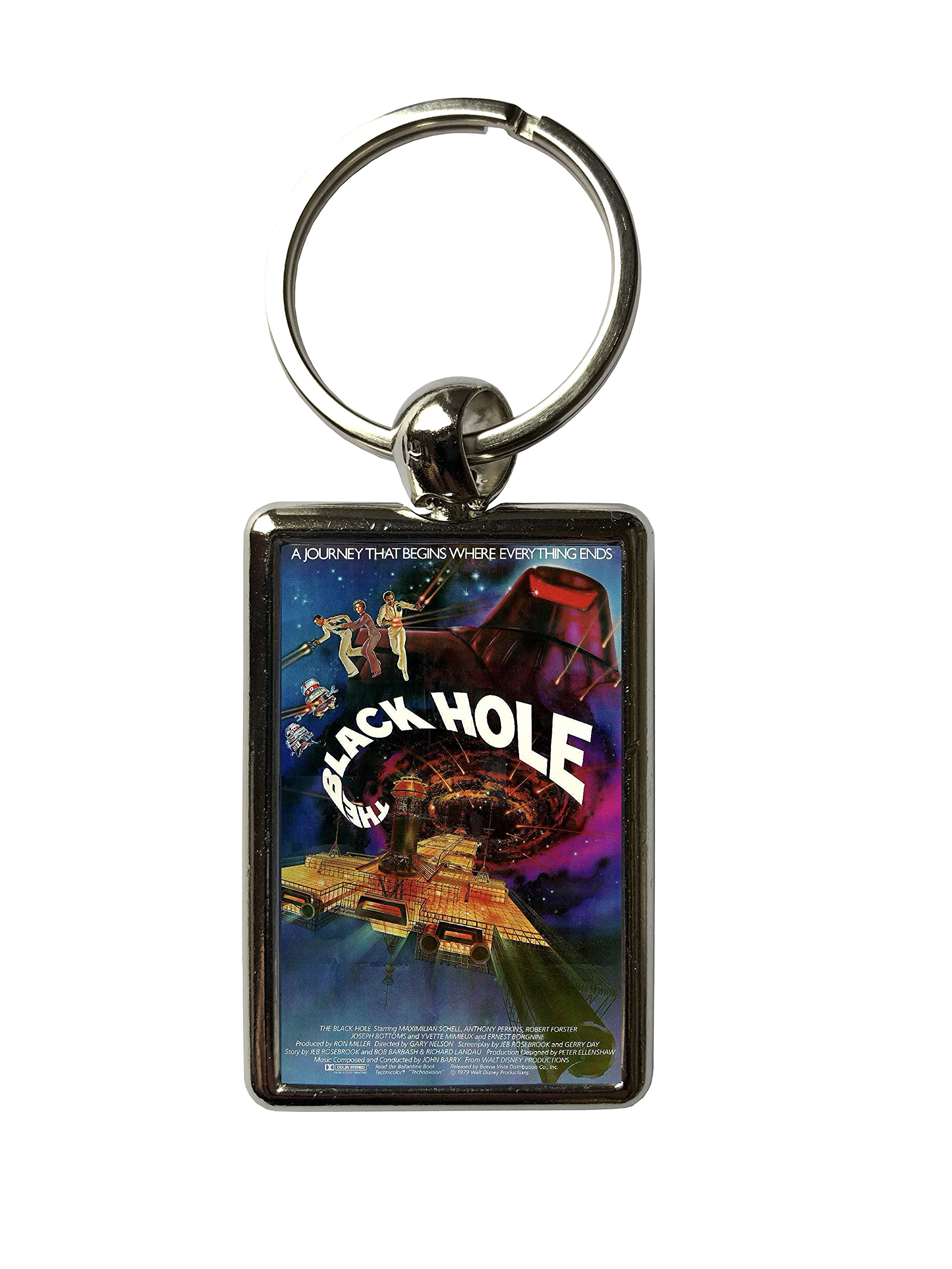Super Universe The Black Hole Metal Keyring 3 x 4.5 cm
