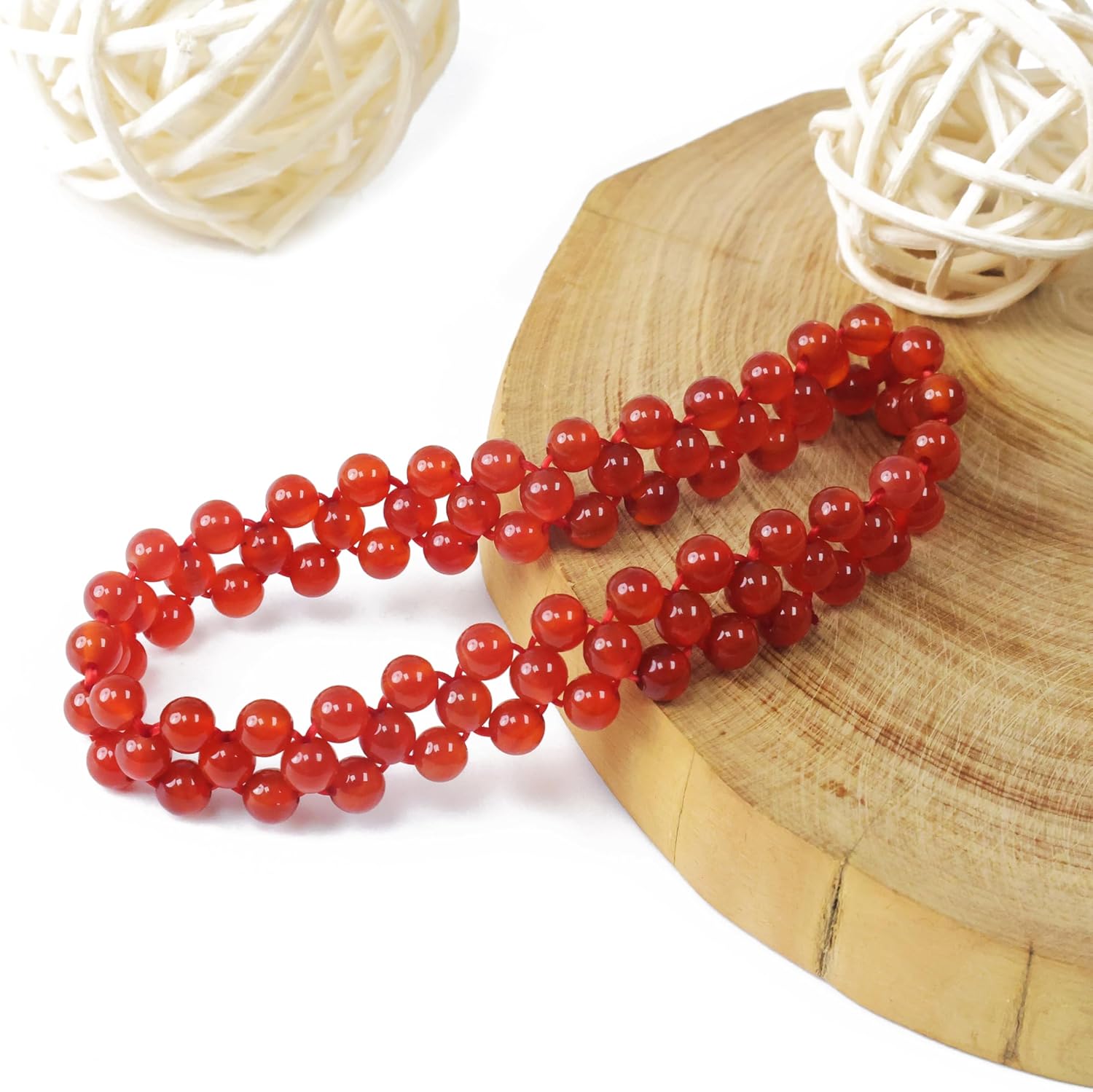 MANYC Handmade Yoga Stretch Bracelet with Natural Stone Crystals, 4mm Healing Energy Bracelet for Adults, Unisex Elastic Jewelry Gift - Image 2