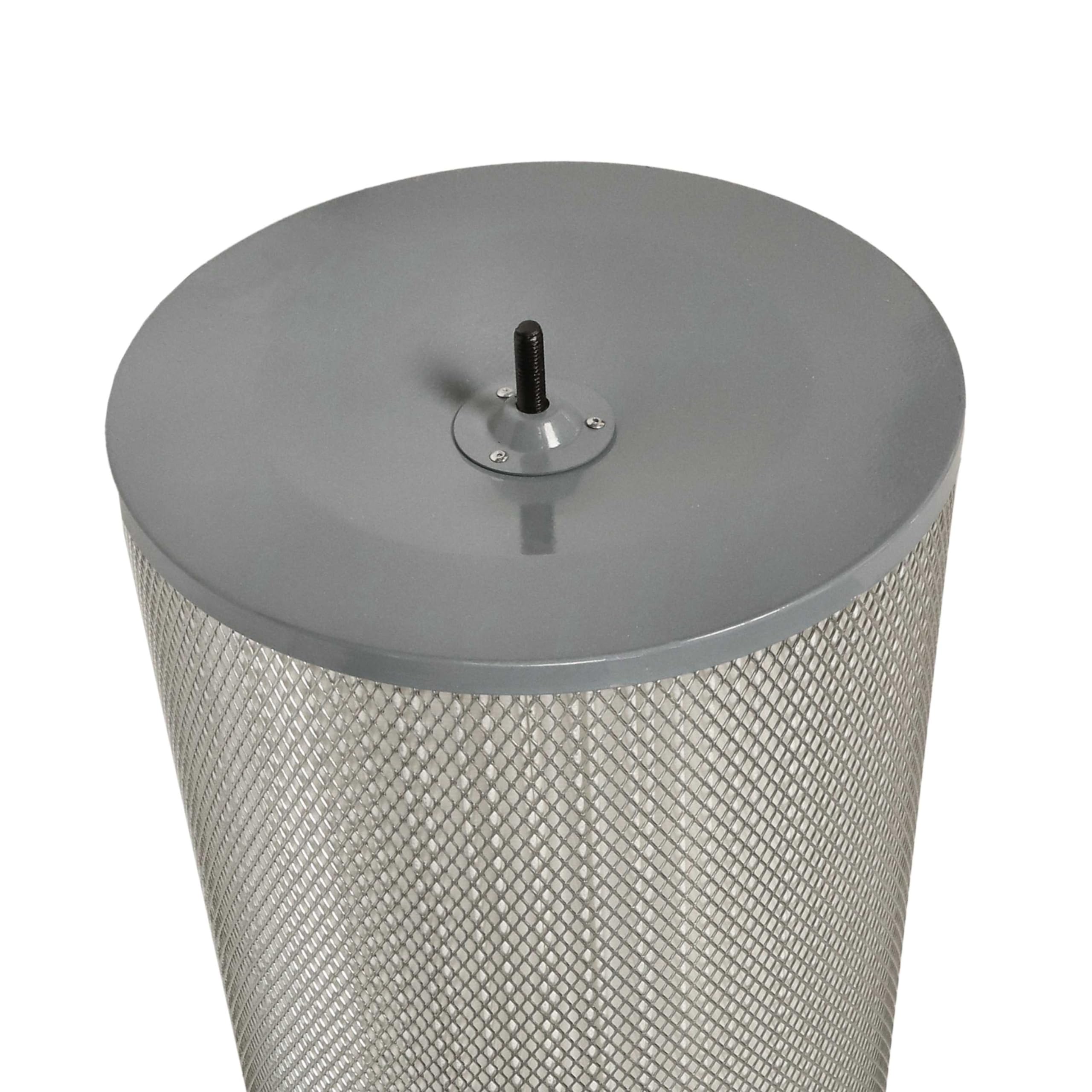 vhbw Feinstaubfilter kompatibel mit Holzmann ABS850 Absauganlage | Feinstaub-Filterpatrone mit Reinigungsbürste