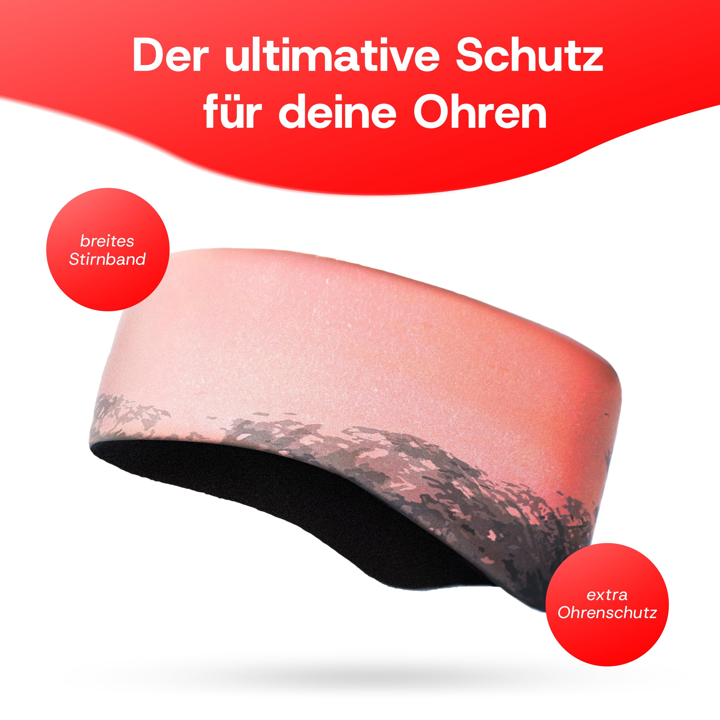 Bandeau de sport en polaire chaud pour les températures glaciales, cache-oreilles, bandeau, bandeau, randonnée, course, vélo, ski, loisirs