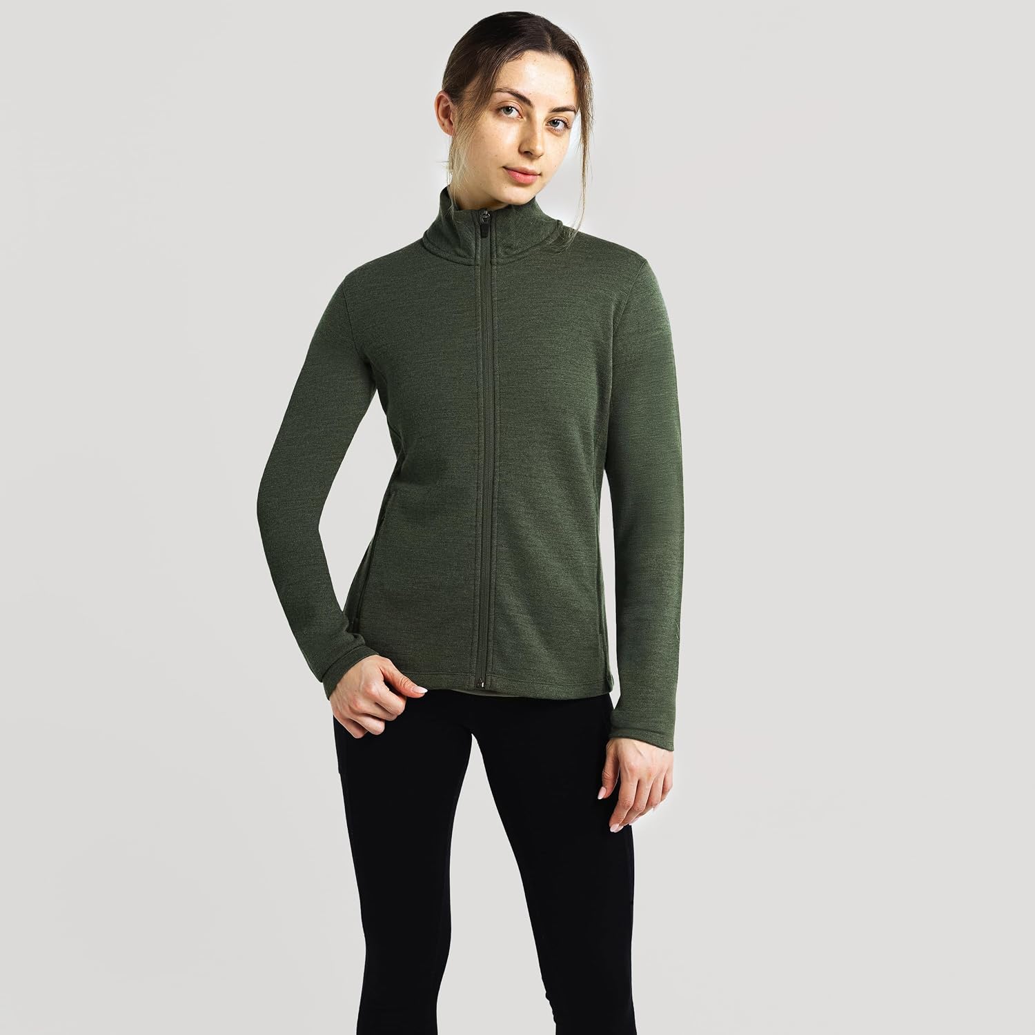 IBEX Women's Merino Wool Shak Jacket – Warm, Breathable & Durable for Hiking, Camping, Running & Travel