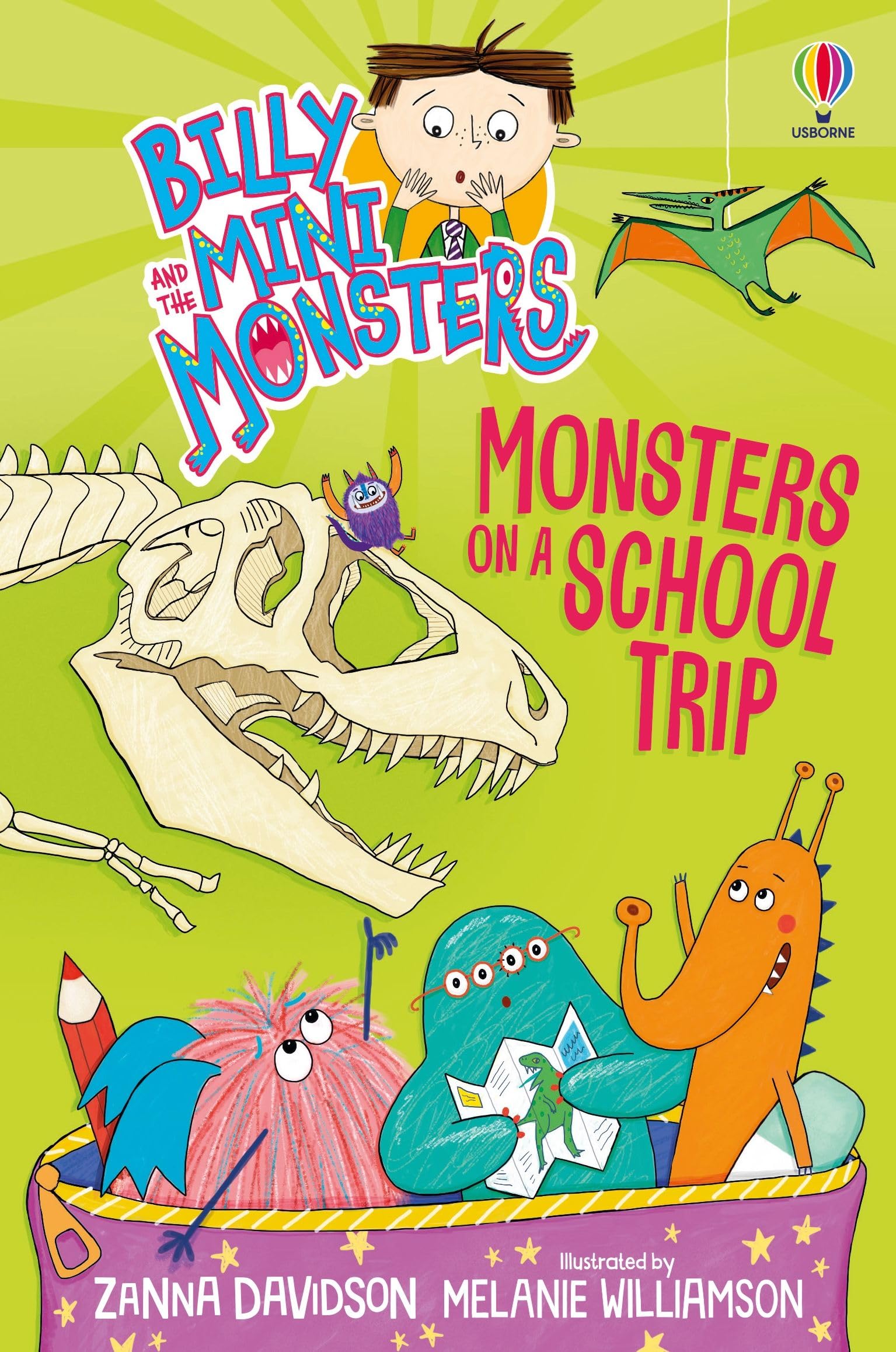 Billy and the Mini Monsters Series 1 - 12 Collection Set by Zanna Davidson (Monsters go Swimming,go to a Party,go to School,in the Dark,Move House,on a Plane,at Halloween,on a School Trip & More)