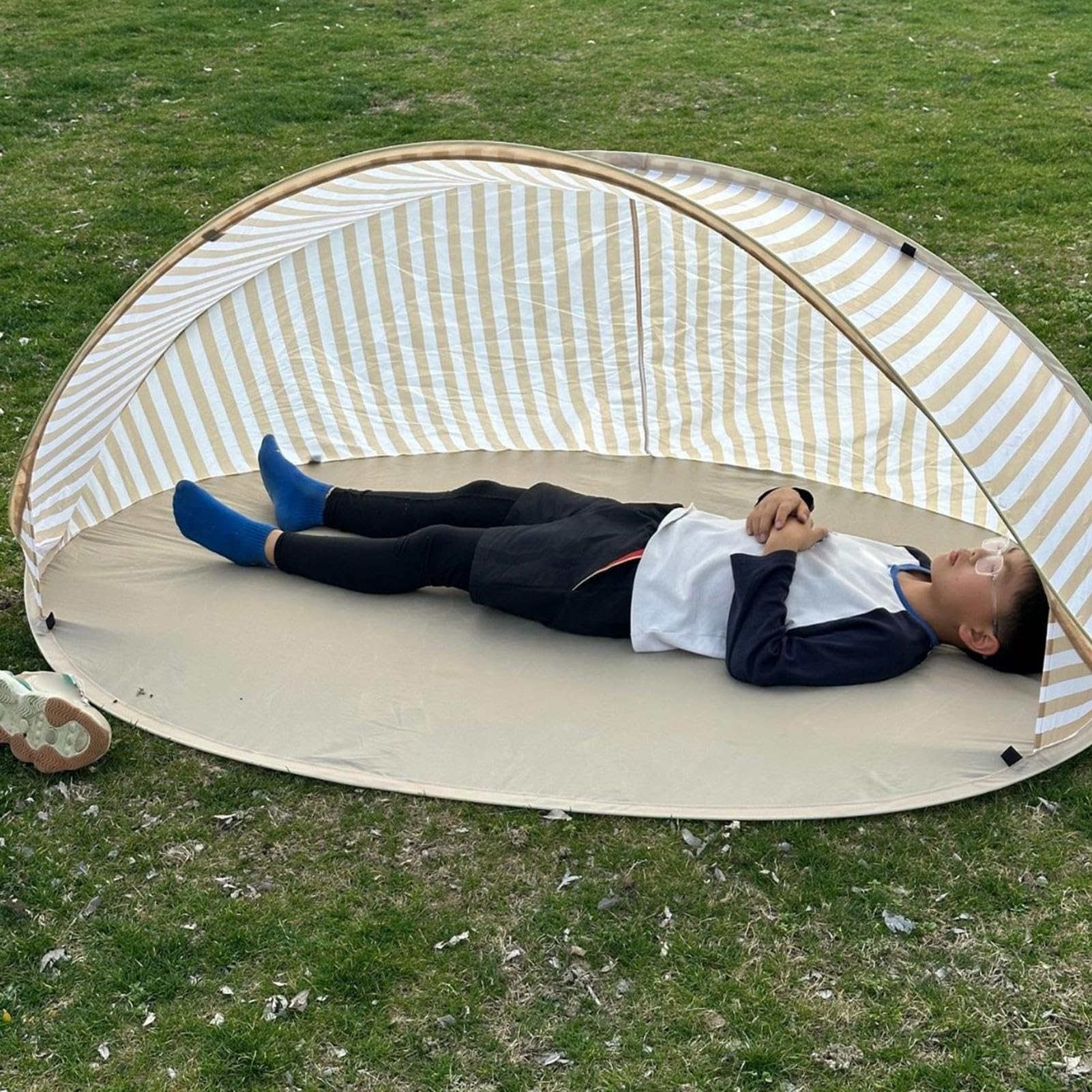 Namiot plażowy dla dzieci, ochrona przed promieniowaniem UV dla 2-3 osób, składany namiot z siatką, do ogrodu, na podwórko, do parku, podróży, na kemping, piknik, do aktywności na świeżym powietrzu