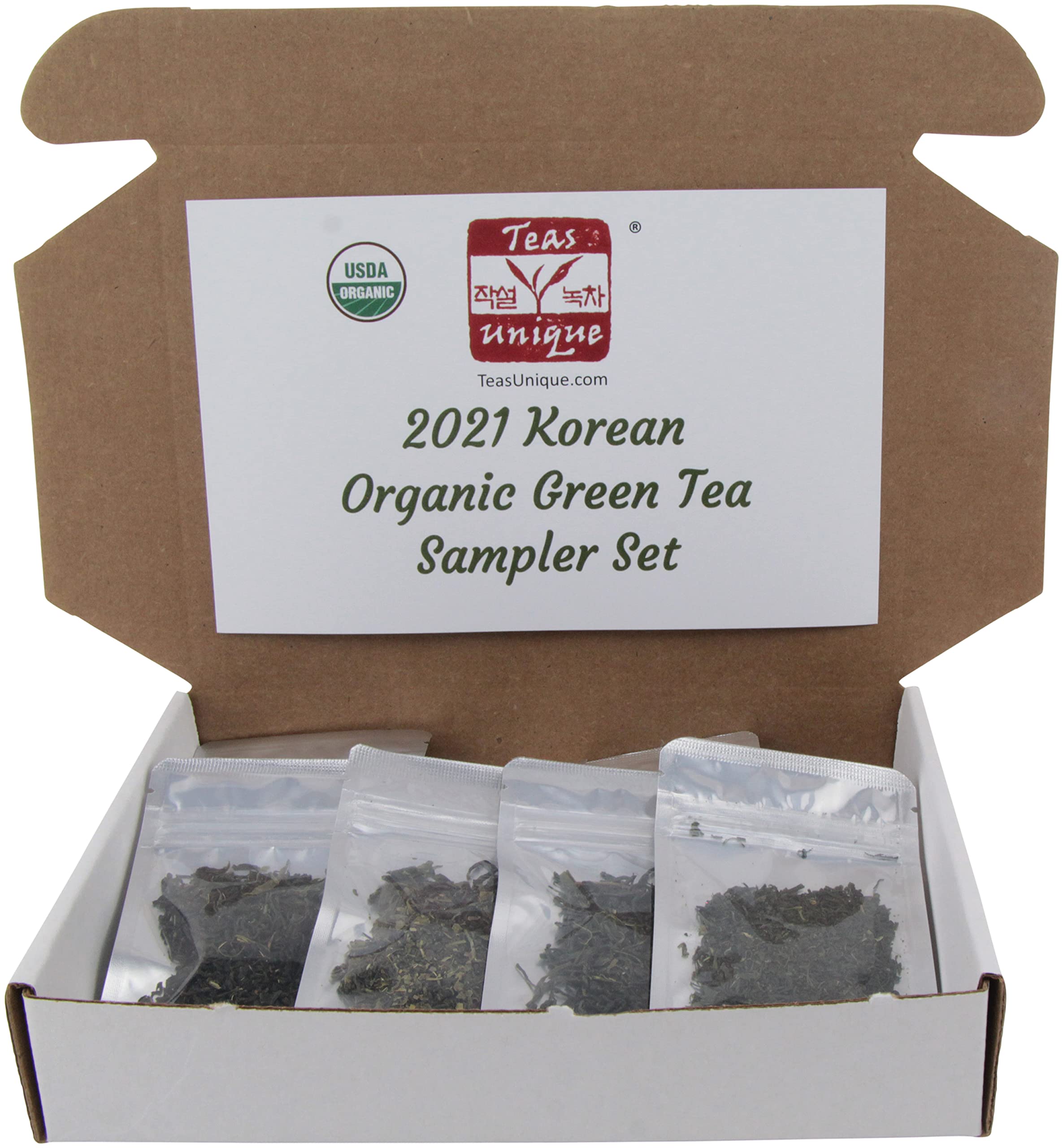 Buy Teas Unique Korean Green Tea Sampler Box, 12 Loose Leaf Teas, 60g
