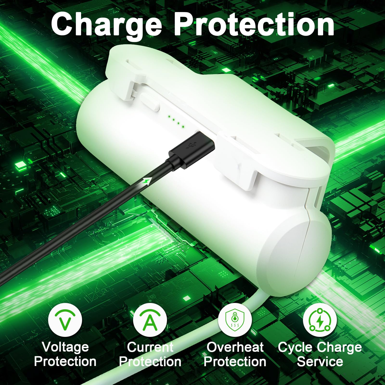 Batteria Power Bank 5000mAh Per Meta/Oculus Quest 2 – Ricarica Veloce, +2.5 Ore Di Gioco - 4
