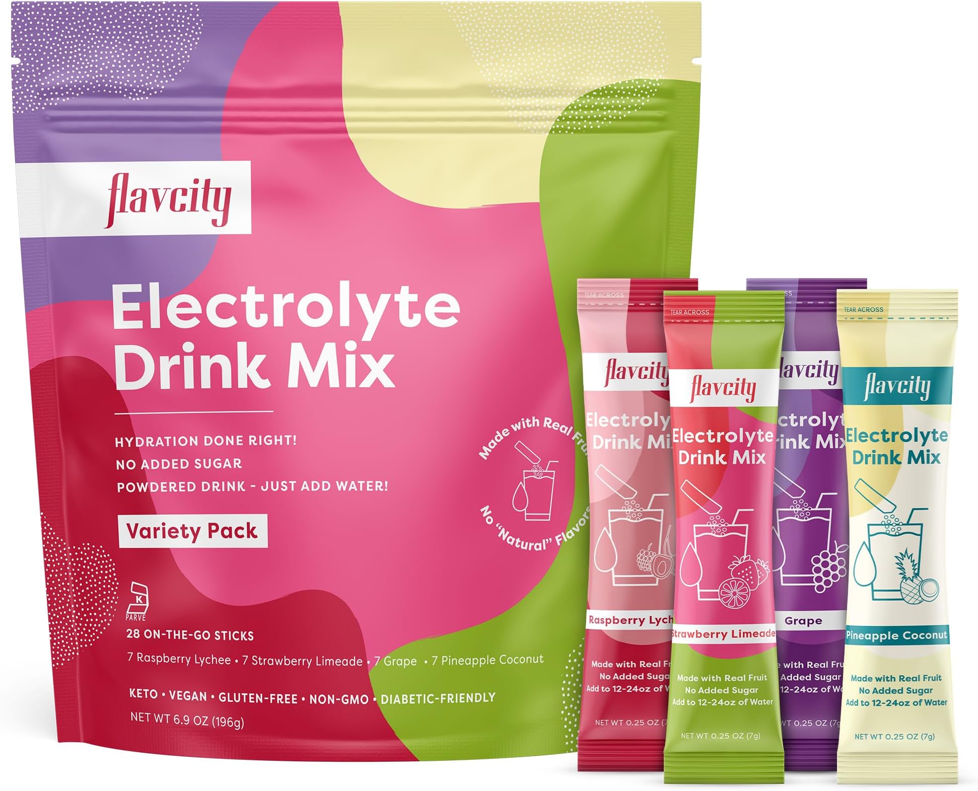 Mixhers Hydration Electrolyte Drink Mix for Women for